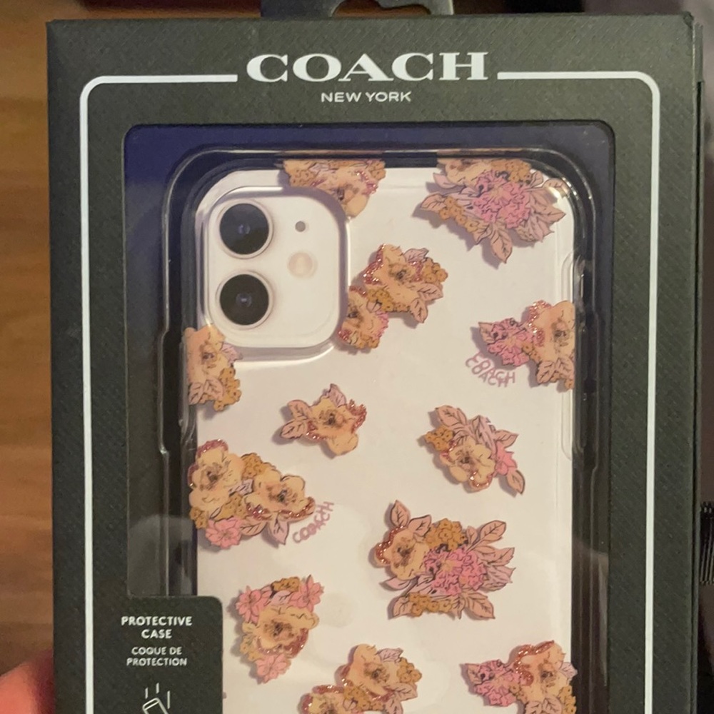 Coach phone case- iPhone 11-new in box